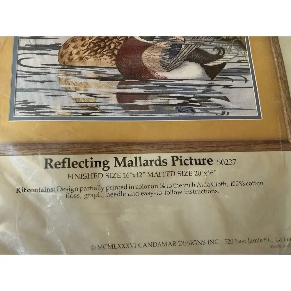 Something Special REFLECTING MALLARDS PICTURE Counted Cross Stitch Kit #50237
